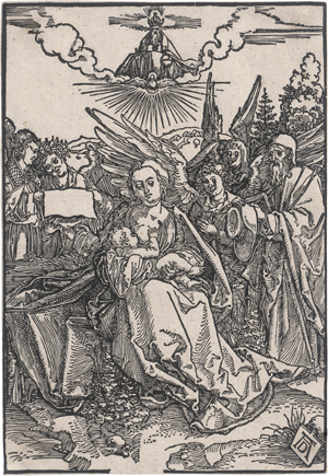 Lot 5070, Auction  121, Dürer, Albrecht, Die Heilige Familie mit fünf Engeln