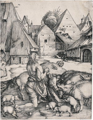 Lot 5079, Auction  121, Dürer, Albrecht, Der verlorene Sohn