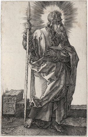 Lot 5081, Auction  121, Dürer, Albrecht, Der Apostel Thomas