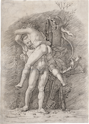 Lot 5129, Auction  121, Mantegna, Andrea - Schule, Herkules und Antäus