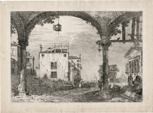 Lot 5222, Auction  121, Canaletto, Der Portikus mit der Laterne