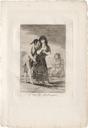 Lot 5240, Auction  121, Goya, Francisco de, Ni asi la distingue