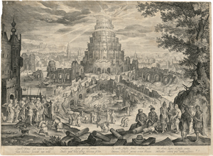 Lot 5549, Auction  121, Londerseel, Jan van, Landschaft mit Nimrod und dem Turmbau zu Babel