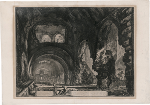 Lot 5586, Auction  121, Piranesi, Giovanni Battista, Veduta interna della Villa di Mecenate