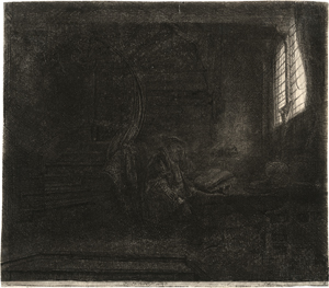 Lot 5603, Auction  121, Rembrandt Harmensz. van Rijn, Der hl. Hieronymus im Zimmer