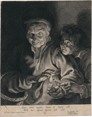 Lot 5622, Auction  121, Rubens, Peter Paul, Die alte Frau und der Knabe bei Kerzenlicht