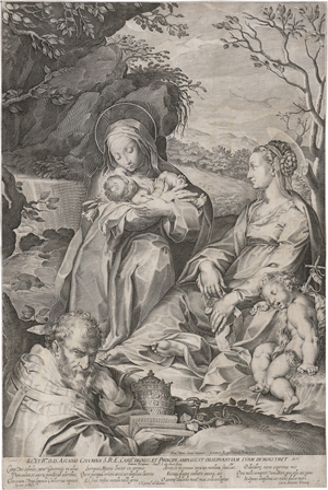 Lot 5638, Auction  121, Thomassin, Philippe, Maria mit Kind, der hl. Elisabeth und dem Johannesknaben