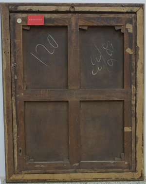 Los 6029 - Kupetzky, Johann - Schule - Bildnis eines Edelmanns mit roter Samtkappe und Ohring, rauchend - 2 - thumb