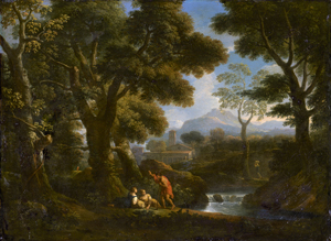 Lot 6033, Auction  121, Deutsch, um 1780. Klassische Landschaft