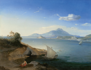 Lot 6053, Auction  121, Rottmann, Carl - Schule, Blick über den Golf von Pozzuoli auf Capo Miseno, dahinter die Inseln Procida und Ischia