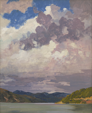 Lot 6142, Auction  121, Schuster, Rudolf - zugeschrieben, Wolken über einem sommerlichen Gebirgssee