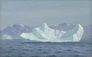 Lot 6144, Auction  121, Petersen, Emanuel Aage, Eisberge vor Grönland