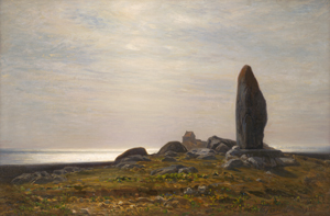 Lot 6161, Auction  121, Koerner, Ernst Carl Eugen, Der Menhir von Le Croisir (Bretagne)