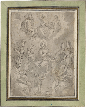 Lot 6604, Auction  121, Kager, Johann Matthias, Der Knabe Simon von Trient vor der Muttergottes