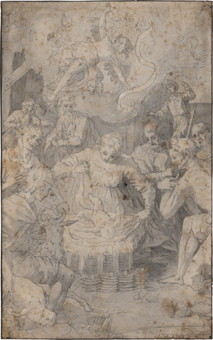 Lot 6605, Auction  121, Süddeutsch, um 1590. Die Anbetung der Hirten