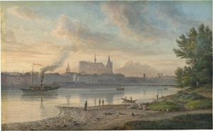 Los 6796 - Englisch - um 1870. Blick auf Köln von Deutz aus im Abendlicht - 0 - thumb