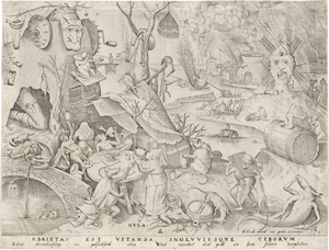Lot 7590, Auction  121, Bruegel, Pieter d. Ä., Gula - Völlerei