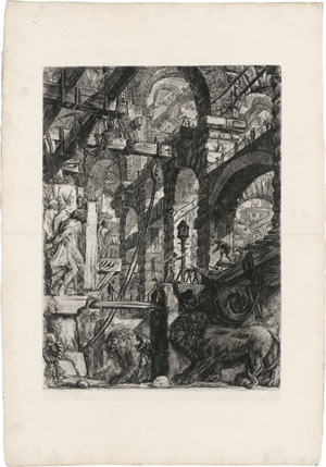 Lot 7599, Auction  121, Piranesi, Giovanni Battista, Das Löwenrelief