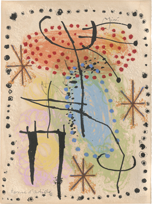 Lot 8140, Auction  121, Miró, Joan, La rame et la roue