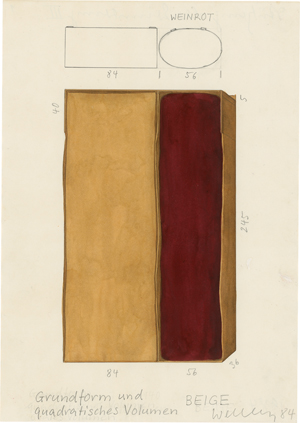 Lot 8180, Auction  121, Walther, Franz Erhard, Stützung der Erinnerung III