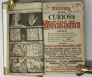 Lot 537, Auction  122, Job, Johann Georg, Anleitung zu denen curiösen Wissenschafften 