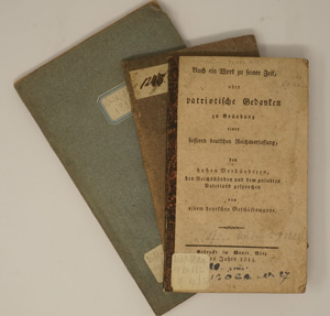 Lot 570, Auction  122, Patriotische Schriften, 3 Flugblätter zum Patriotismus und dem deutschen Staate