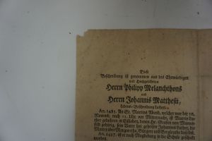 Los 1044 - Des Ehrwürdigen und Hochgelahrten Herrn D. Martini Lutheri Geburt, Lehr, Leben und Sterben - Typographischer Einblattdruck mit gestochenem koloriertem Lutherportrait - 6 - thumb