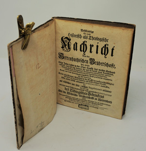 Lot 1070, Auction  122, Vollständige so wohl historisch- als theologische Nachricht, von der Herrenhuthischen Brüderschafft