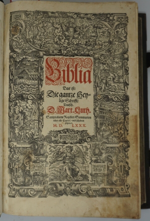 Los 1238 - Biblia Das ist: Die gantze Heylige Schrifft - Frankfurt, Feyerabend, 1580 - 1 - thumb