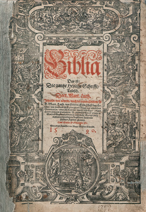 Los 1239 - Biblia das ist: Die gantze Heylige Schrifft, Teutsch - Frankfurt, Peter Schmidt, 1590 - 0 - thumb