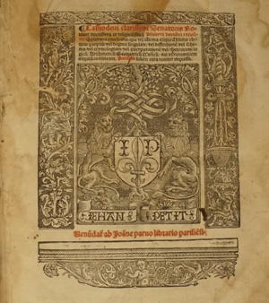Lot 1279, Auction  122, Cassiodorus Senator, Doctissima et religiosissima Psalterii davidici expositio