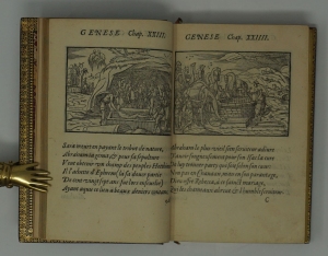 Los 1284 - Chappuys, Gabriel - Figures de la Bible declares par stances, par G. C. T. Augmantees de grand Nombre de figures aux Actes des Apostres. - 7 - thumb