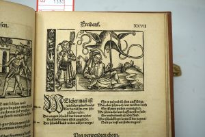 Los 1330 - Freidank - Der Freidanck newe mit figuren, fügt Pfaffen, Adel Leyen, Buren - 5 - thumb