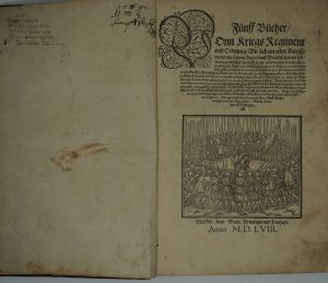 Los 1332 - Fronsberger, Leonhardt - Fünff Bücher vonn Kriegs Regiment und Ordnung - 1 - thumb