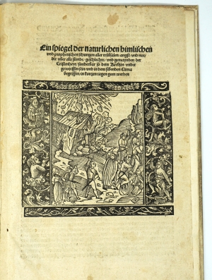 Los 1358 - Grünpeck, Joseph - Ein spiegel der naturlichen himlischen vnd prophetischen sehungen  - 2 - thumb
