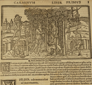 Los 1375 - Horatius Flaccus, Quintus - Odarum Libri Quatuor - 0 - thumb