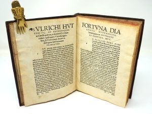 Los 1377 - Hutten, Ulrich von - Dialogi. Fortuna. Febris prima. Febris secunda. Trias Romana. Inspicientes.  - 3 - thumb