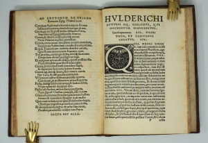 Los 1377 - Hutten, Ulrich von - Dialogi. Fortuna. Febris prima. Febris secunda. Trias Romana. Inspicientes.  - 5 - thumb