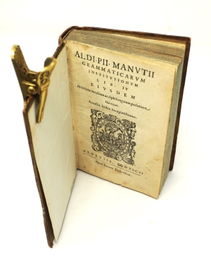 Los 1418 - Manutius, Aldus - Grammaticarum institutionum lib. IV. - 2 - thumb