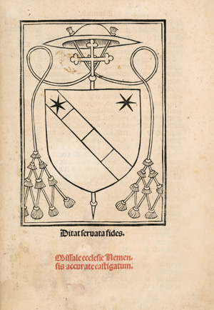 Los 1431 - Missale ecclesie Nemensis - accurate castigatum - 3 - thumb