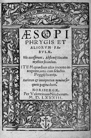 Lot 1439, Auction  122, Neuber, Valentin, Phrygis et aliorum fabulae. His accesserunt, abstemii hecatomyton secundum