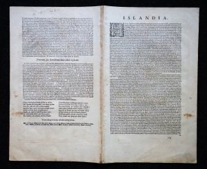 Los 1441 - Ortelius, Abraham und Island - Islandia. 1585 - 2 - thumb
