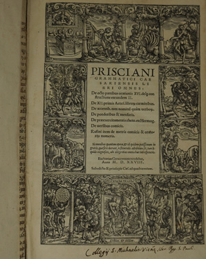 Lot 1462, Auction  122, Priscianus Caesariensis, Libri omnes
