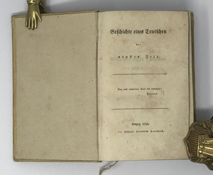 Lot 2056, Auction  122, Klinger, Friedrich Maximilian, Geschichte eines Teutschen der neusten Zeit