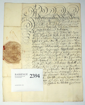Los 2394 - Friedrich I., König in Preußen - Brief 1712 + Beilagen - 0 - thumb