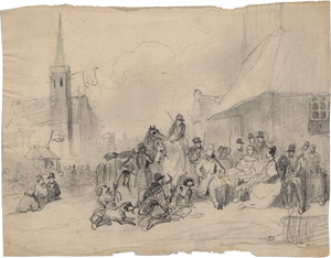 Lot 2434, Auction  122, Führich, Joseph Ritter von, Brief 1825 + 2 Zeichnungen