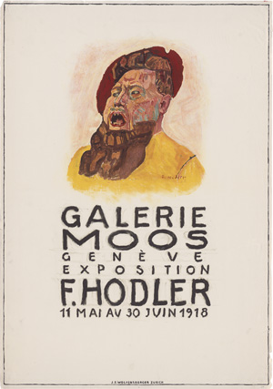 Lot 2607, Auction  122, Hodler, Ferdinand, Galerie Moos Genève Exposition F. Hodler. Großplakat