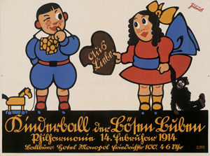 Lot 2678, Auction  122, Klinger, Julius, Kinderball der Bösen Buben. 1914