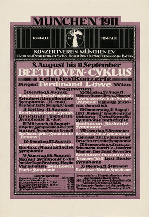 Los 2697 - Zietara, Walenty - Beethoven-Cyklus. Ferd. Löwe. München 1911 - 0 - thumb