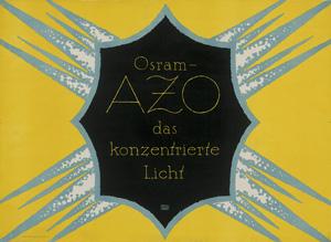 Los 2713 - Bernhard, Lucian - Osram AZO. Großplakat - 0 - thumb